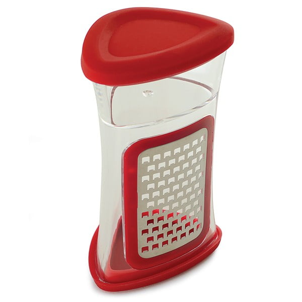 Ginger Grater, Nutmeg Grater for Garlic, Cheese, Chocolate, Seed, Red