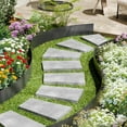thumbnail image 6 of Steel Landscape Edging 6 Packs 40 x 8in Rust-Resistant Garden Edging Border Black, 6 of 6