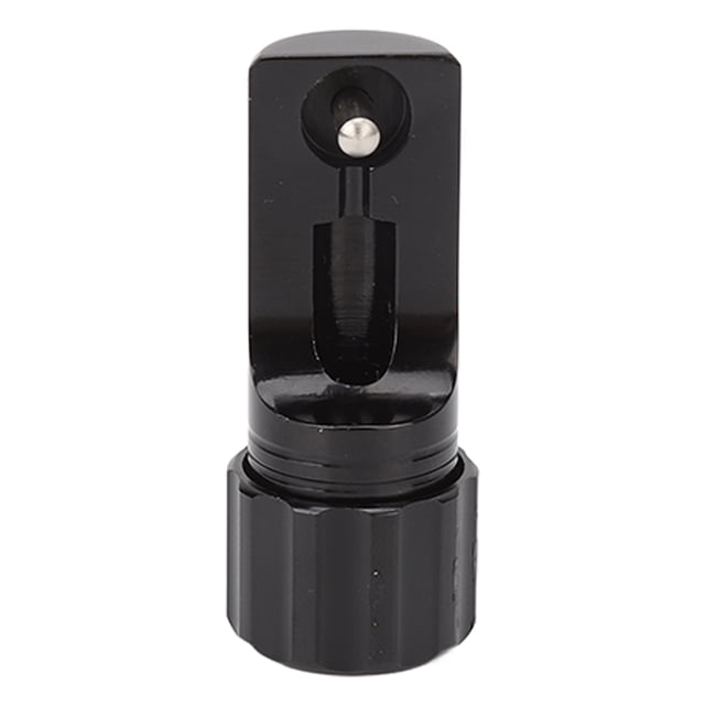 Porta agujas de tatuaje de aleación de aluminio negro, accesorio para cartuchos de agujas de tatuaje manuales.
