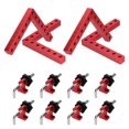 thumbnail image 1 of Amdohai 90 Degrees L-Shaped Auxiliary Fixture Splicing Board Positioning Panel Fixed Clip Aluminum Alloy Right Angle Ruler Woodworking Tool, 1 of 8