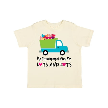 

Inktastic Grandmama Loves Me Heart Truck Gift Toddler Boy Girl T-Shirt