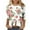 Pink1, variant on Women's Fashion Printed Cowboy Boots Round Neck 3/4 Sleeve Graphic T-shirt Top