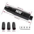 thumbnail image 1 of Manual Car Aluminium Carbon Style 13cm Gear Shift Knob Shifter Lever Head With M8 M10 M12 Adaptor, 1 of 5