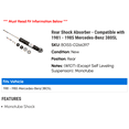 thumbnail image 2 of Rear Shock Absorber - Compatible with 1981 - 1985 Mercedes-Benz 380SL 1982 1983 1984, 2 of 2