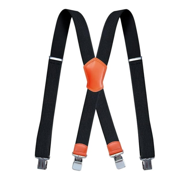 Tirantes para Hombre, Elásticos Ajustables, con Forma de Tirante de 3,8 Cm (1,5 Pulgadas) Y Clips Resistentes.