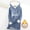 Blue, variant on Women Fall Tops Fashion Fleece Lined Hooded Neck Long Sleeve Shirts for Women with Print Fitted Loose Fit Womens Fall Clothes for Casual and Weekend Getaway