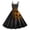 Grey, variant on Women Halloween Print Sleeveless 1950s Evening Party Tennis Prom Dress for Women Casual Wear Gray M
