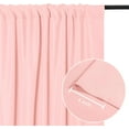 thumbnail image 7 of XWZO Blush Pink Curtains 2 Panels for Patio, Lightweight Room Darken Photography Backdrop Curtain Drapes with Rod Pockets for Home/Holiday/Party Decor, 5ft x 7ft, 7 of 7