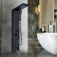 thumbnail image 2 of LED Shower Panel Tower System Rainfall Head Massage Shower System Body Jet, 2 of 15
