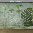 thumbnail image 5 of Ambesonne Sage Green Place Mats Set of 4, Jade Tone Exotic Leaves, Standard Size, Cadet Blue Teal Salmon, 5 of 5