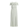 thumbnail image 5 of No Boundaries Juniors' Ruffle Crop Top and Maxi Skirt, 2-Piece Set, 5 of 5
