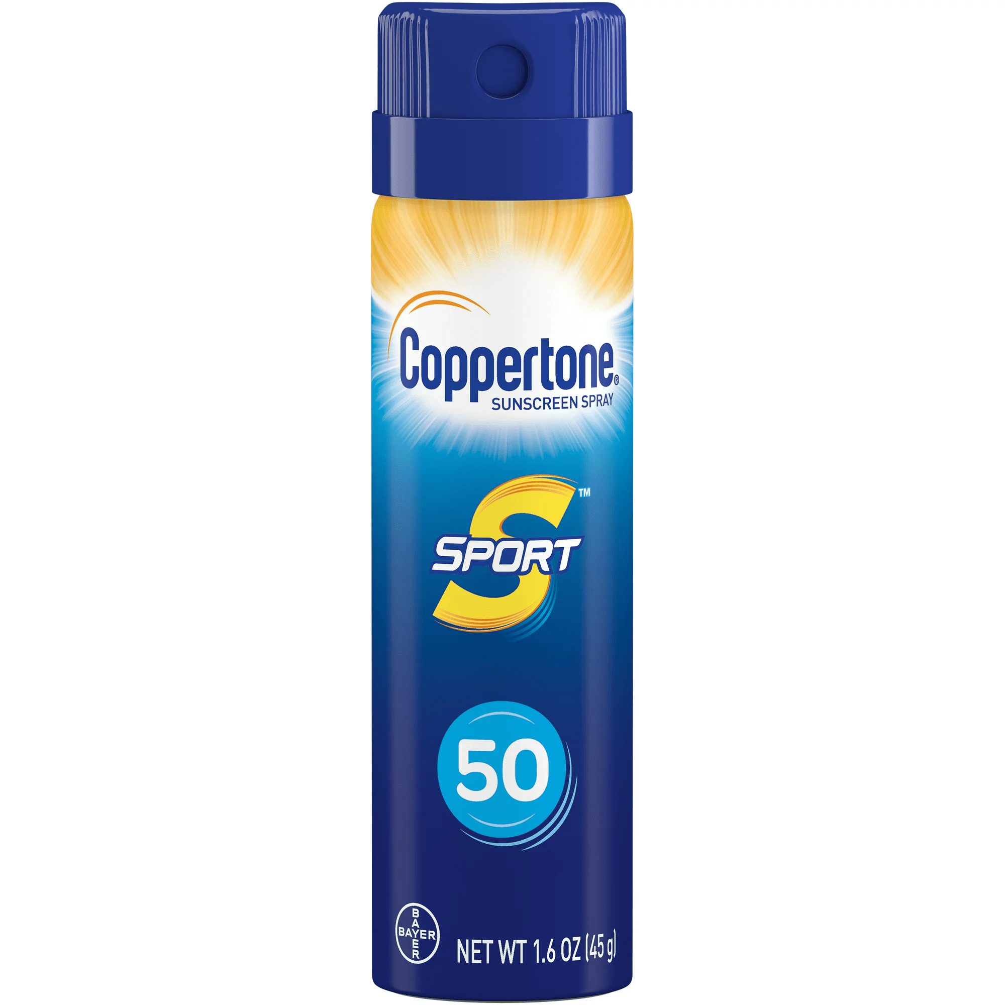 Coppertone Sport SPF 50 CS Travel Spray, 1.6 Ounce (Pack of 6)