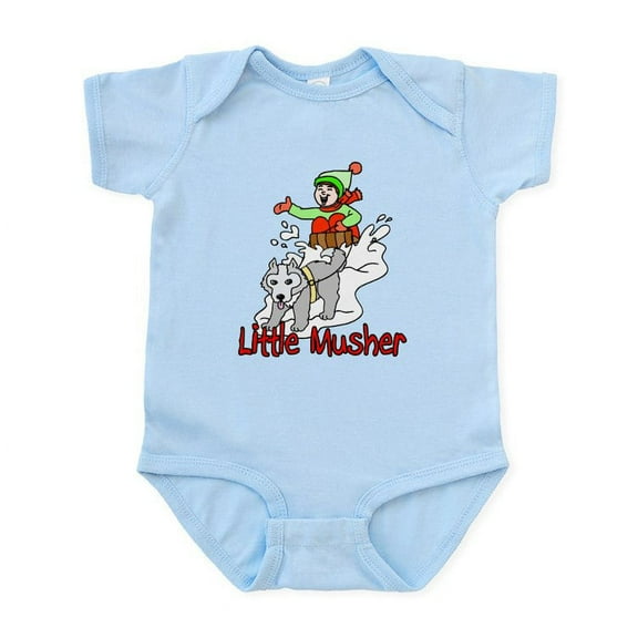 CafePress - Little Musher Infant Bodysuit - Baby Light Bodysuit, Size Newborn - 24 Months