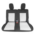 thumbnail image 1 of For 2020-2024 Ford Explorer Base FH Group Neoprene Custom Fit Car Seat Covers Water Resistant - Rear Set White, 1 of 6