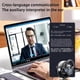 thumbnail image 2 of Audífonos Bluetooth con tecnología IA para conversaciones fluidas en 75 idiomas. Breezelly Translator, Breezelly Translator, Audífonos Bluetooth Hy-T26 Pro., 2 of 7