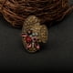 thumbnail image 5 of Lindo Sombrero Suéter Broche Rhinestone Romántico Vintage Broches Para Mujeres BrochePins Bufanda Pines Día de San Valentín Fiesta de boda Hojas rojas Inevent AP004637-01, 5 of 7