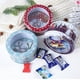 thumbnail image 3 of Yuarrent Lata de dulces de Navidad con tapa transparente, latas de galletas con estampado de Papá Noel, contenedores para Baby Shower, para fiesta Kits de decoración para fiestas Azul claro Yuarrent HA070668-03, 3 of 6