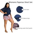 thumbnail image 5 of Lochas Women Pajamas Set Pyjama Sleepwear Nightwear Loungewear Homewear 2PCS Plus Size, 5 of 8