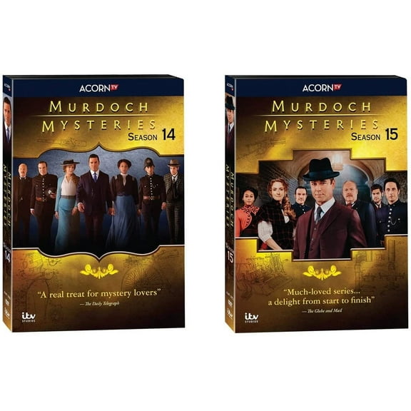 Murdoch Mysteries Season 14 and 15 DVD set