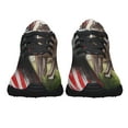 thumbnail image 5 of Wolf American flag Shoes Sneakers Black Size 13, 5 of 7