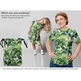 thumbnail image 6 of oneOone Cotton Jersey Green Fabric Tropical Quilting Supplies Print Sewing Fabric By The Yard 58 Inch Wide-74, 6 of 6