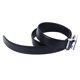 thumbnail image 2 of Cinturón de cuero de vaca Hebilla automática negra 110-130 CM Cinturones ajustables hechos a mano para hombre para el trabajo y negocios, 2 of 10