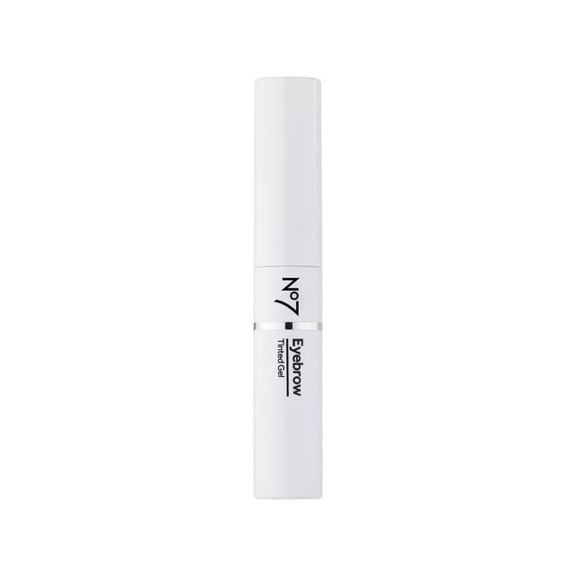 Gel para cejas No7 Beautiful Black de 3,7 ml con extracto de pimienta rosa