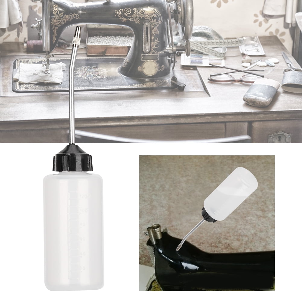 Herwey Sewing Machine Accessories,Oiler,5pcs 120ML Plastic Sewing