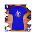 thumbnail image 1 of Playera Blusa Con Estampado De Conejo Kawai Con Caras Fantasmas Ropa Para Mujer Color Azul Talla Chica Marca Emil SaEs, 1 of 4