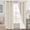 Bleached Sand-42"W x 84"L (Pack of 2), variant on Cobblestone 100"W x 96"L (Pack of 1) Linen Blackout Patio Door Curtain Panel