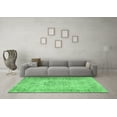 thumbnail image 3 of Ahgly Company Indoor Round Persian Emerald Green Traditional Area Rugs, 5' Round, 3 of 4