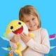 thumbnail image 3 of Peluche de tiburón bebé con música y luces nocturnas - Regalo infantil (azul), 3 of 5