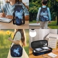 thumbnail image 2 of HUIACONG 4pcs Galaxy Blue Axolotl Backpack for Kids Boys Girls, Complete School Bag Set with Lunch Box, Pencil Case and Water Bottle Sleeve, Lightweight Satchel for Preschool and Primary Students, 2 of 7