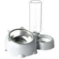 thumbnail image 1 of Elevated Adjustable Pet Feeder Bowl Set with Convenient Water Dispenser for Cats and Medium Dogs, 1 of 4