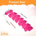 thumbnail image 2 of Uxcell 2 Pcs Dance Ribbons, 78.7" Rhythmic Gymnastics Ribbon Streamers Dancer Wand Twirling Dancing Ribbons for Artistic Dancing Gymnastics Training, Rose Red, 2 of 7