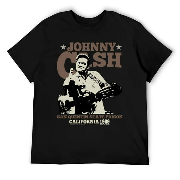 Vintage Outlaw Country T-Shirt, Rebel Music Graphic Tee, Classic Rockabilly Apparel for Men Black-style L