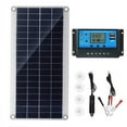 thumbnail image 1 of 300w Solar Kit - Flexible Solar Panel Monocrystalline Pv Module + 20a Controller For Boat, 1 of 8