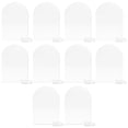 thumbnail image 1 of GAXIRE 30 juegos de letreros acrílicos para números de mesa, con soporte, para bodas, en blanco, 1 of 5