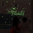 thumbnail image 1 of Pegatinas luminosas de Feliz Navidad para pared, calcomanías de vinilo que brillan en la oscuridad para dormitorio, sala de estar, decoración del hogar, decoración navideña, 1 of 3