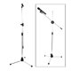 thumbnail image 4 of Soporte de micrófono plegable ajustable Soporte de micrófono con de 2 pinzas para micrófono, 4 of 9