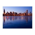 thumbnail image 3 of Tiptophomedecor Cityscape Wallpaper Wall Mural - Icy Downtown Chicago, 3 of 4