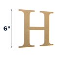 thumbnail image 2 of Wooden Greek Letter Eta - Fraternity/Sorority - Premium MDF Wood Letters (6 inch, Eta), 2 of 5