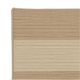 thumbnail image 2 of Colonial Mills 7' x 9' Beige and White Striped Handmade Braided Rectangular Area Throw Rug, 2 of 2
