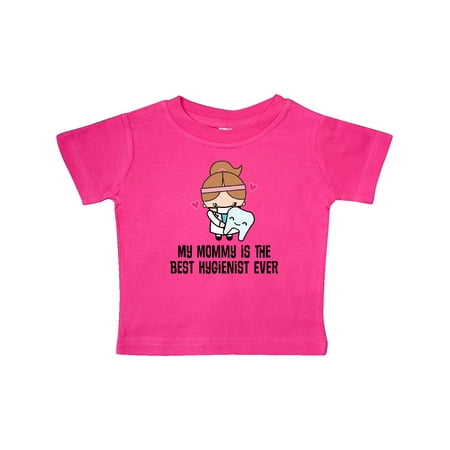

Inktastic Best Hygienist Ever Mommy Gift Baby Girl T-Shirt