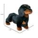 thumbnail image 2 of Peluches para perros Douglas Dachshund de peluche, color negro y marrón, 2 of 2