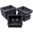 thumbnail image 2 of 12 Pcs Bonsai Training Pots with Humidity Trays,9 Inch Plastic Bonsai Plants Growing Planters Bonsai Tree Pots with Built-in Mesh for Garden Yard Nursery Room Decor Planter, 2 of 7