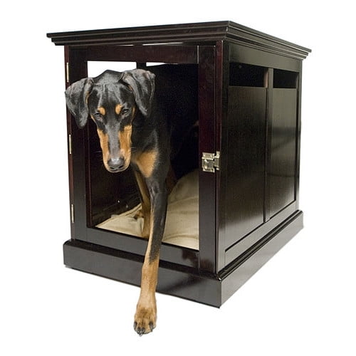 DenHaus TH04 MAH Extra Large TownHaus Wood Dog Crate in Mahogany Walmart