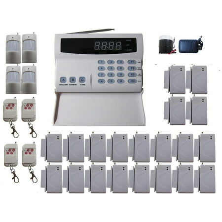 iMeshbean PSTN Wireless Voice Home Security Alarm Burglar System Auto Dialer with LCD Display DIY Kit 99