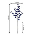 thumbnail image 3 of Efavormart 2 Branches - 42" Navy Blue Carnation Flower Spray, Silk Flower Bouquet - Perfect for Table, Banquet, Wedding, Office, Events, Centerpieces, Chairs, Arches, Backdrops, and Stage Decor, 3 of 5