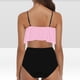 thumbnail image 4 of Traje de baño de 2 piezas para mujer, trajes de baño para mujer, conjunto de traje de baño con volantes para mujer, 4 of 6